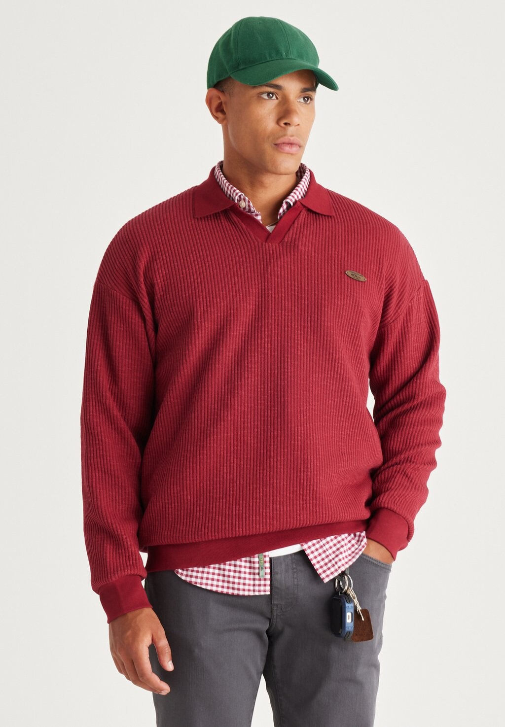 

Джемпер LOOSE FIT AC&CO / ALTINYILDIZ CLASSICS, Бордо