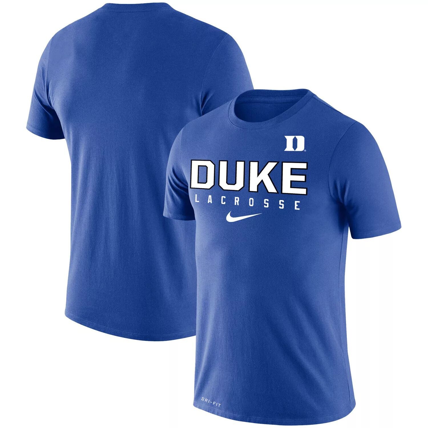 

Мужская футболка Royal Duke Blue Devils Lacrosse Legend 2.0 Performance Nike
