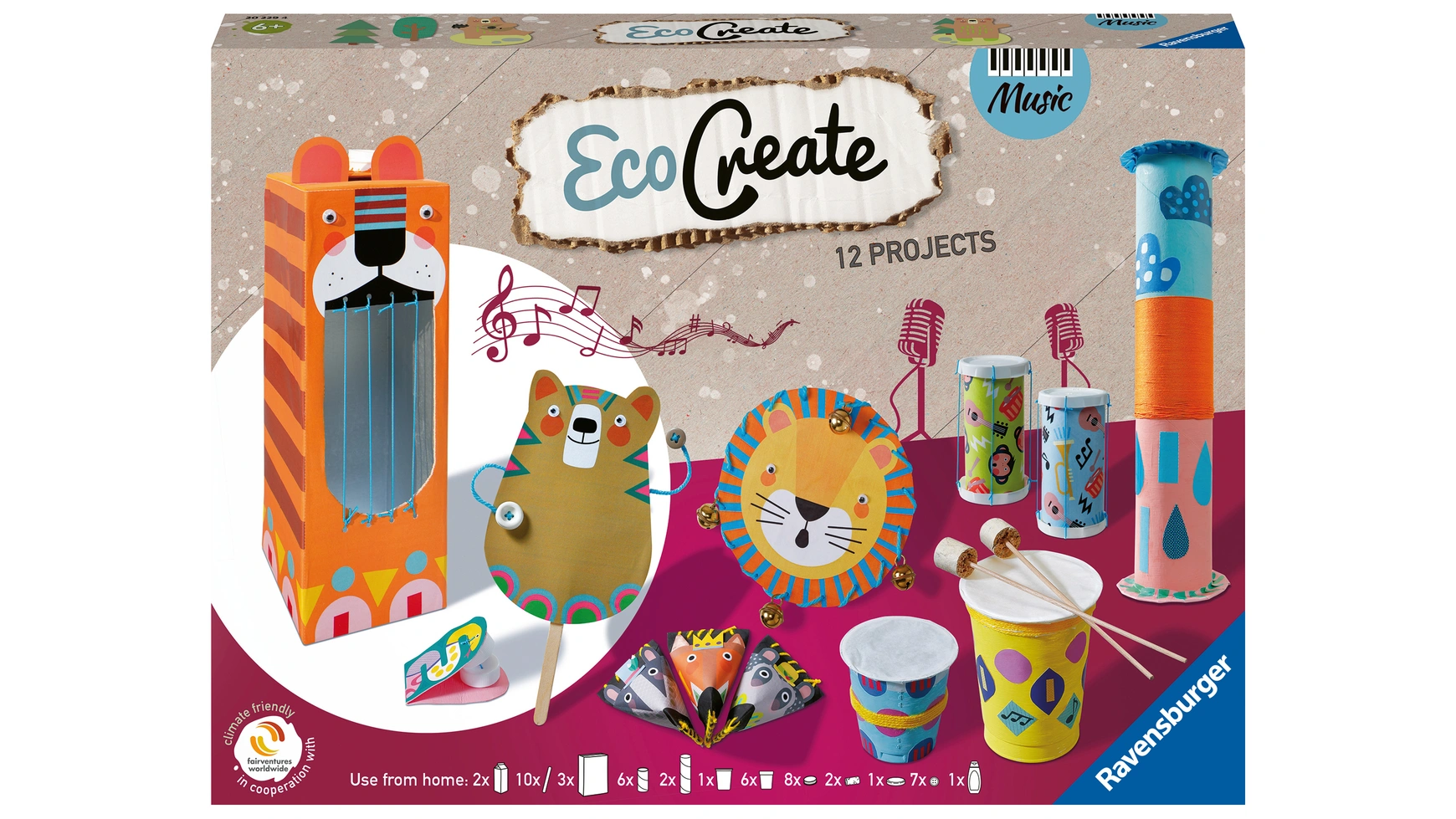 

Ecocreate создайте свою собственную музыку набор для рукоделия Ravensburger Beschäftigung