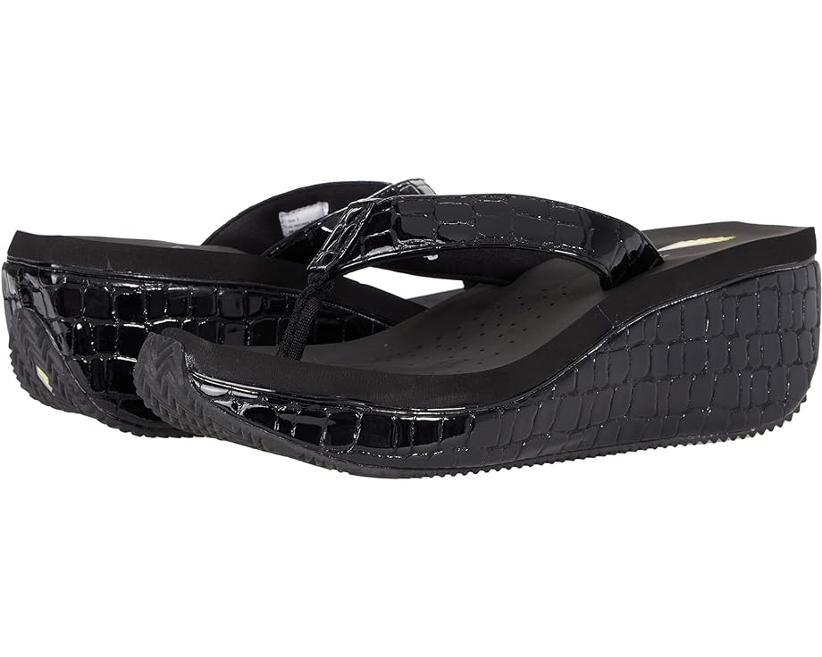 Туфли VOLATILE Frappachino, цвет Black Croco цена и фото