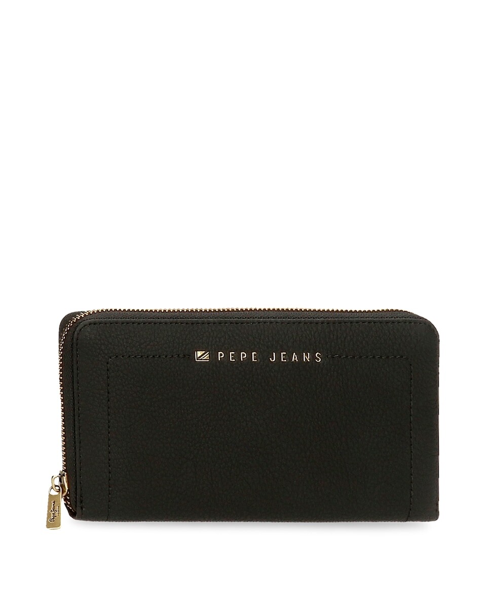 

Черный женский кошелек Diane на молнии Pepe Jeans, черный