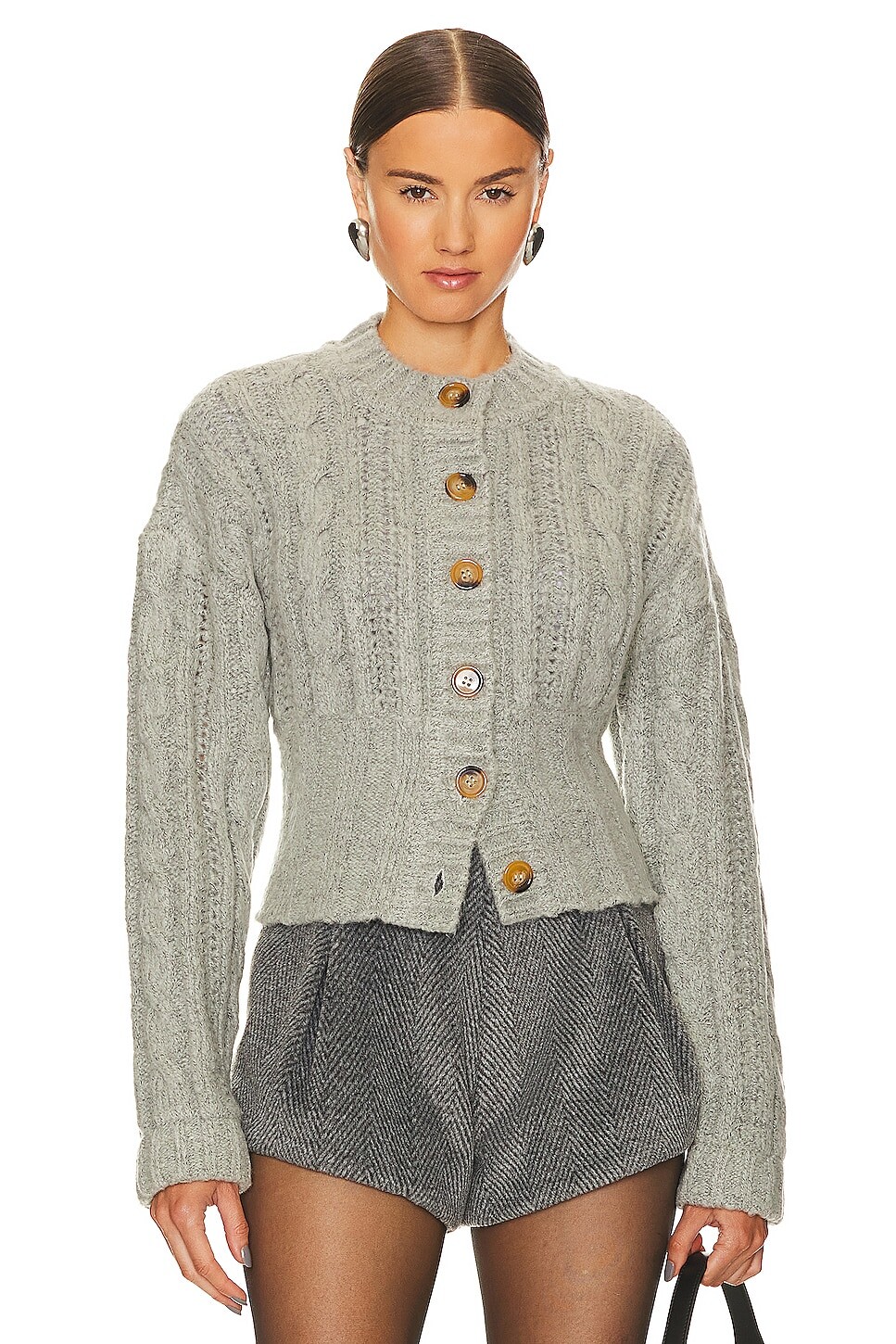 

Свитер L'Academie Eleni Knit, серый