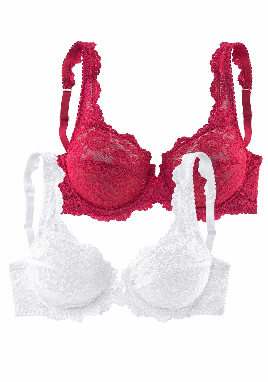 

Бюстгальтер с косточками PETITE FLEUR, цвет rot+weiß