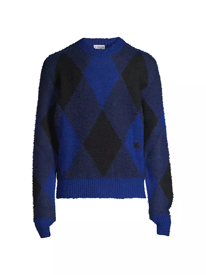 

Шерстяной свитер в клетку EKD в клетку Argyle Burberry, цвет knight pattern