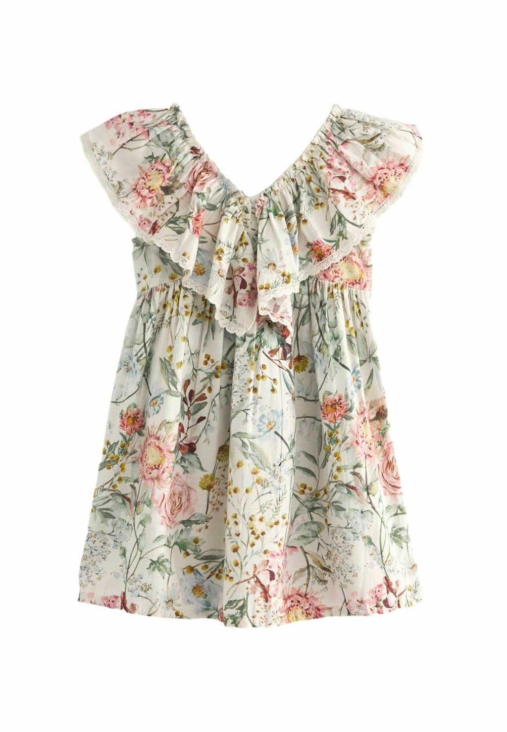 

Летнее платье Ruffle Regular Fit Next, цвет pink floral