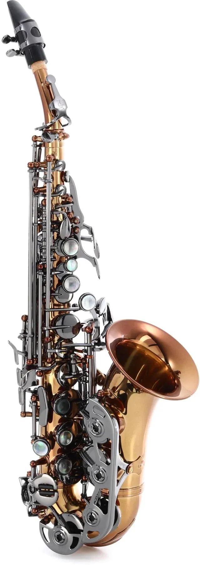 Саксофон-сопрано Growling Sax Origin Gen 3 — изогнутый — коричневое золото  и черный никель – заказать с доставкой из-за рубежа через онлайн-сервис  «CDEK.Shopping»