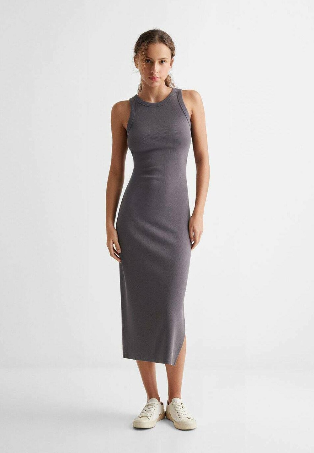 

Трикотажное платье DALIA Mango Kids, цвет charcoal