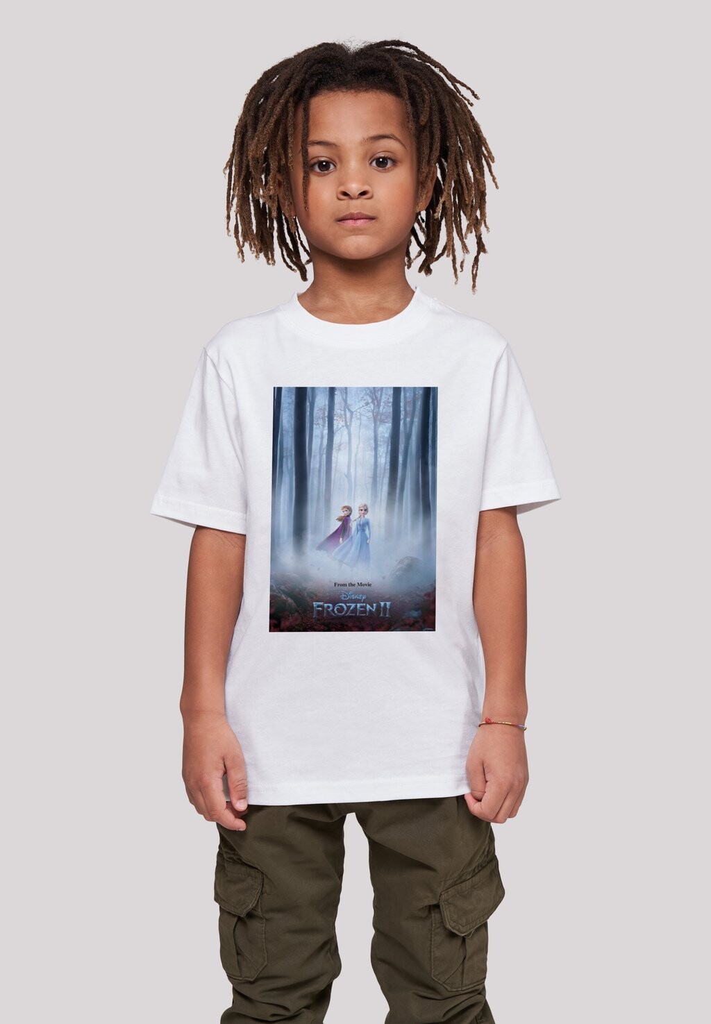 

Футболка с принтом DISNEY FROZEN MOVIE FILM POSTER F4NT4STIC, цвет white