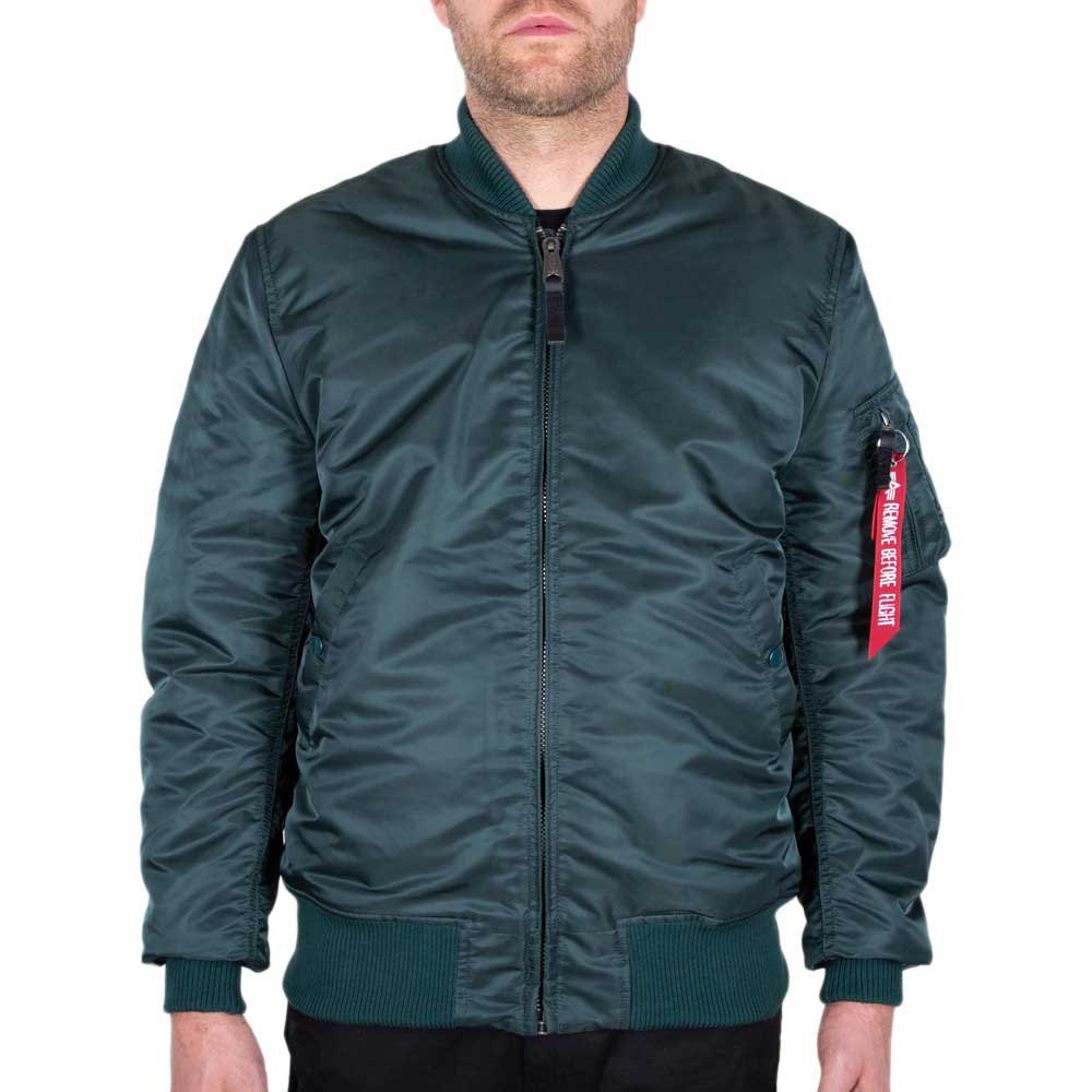 цена Куртка Alpha Industries MA-1 VF 59 Long, зеленый