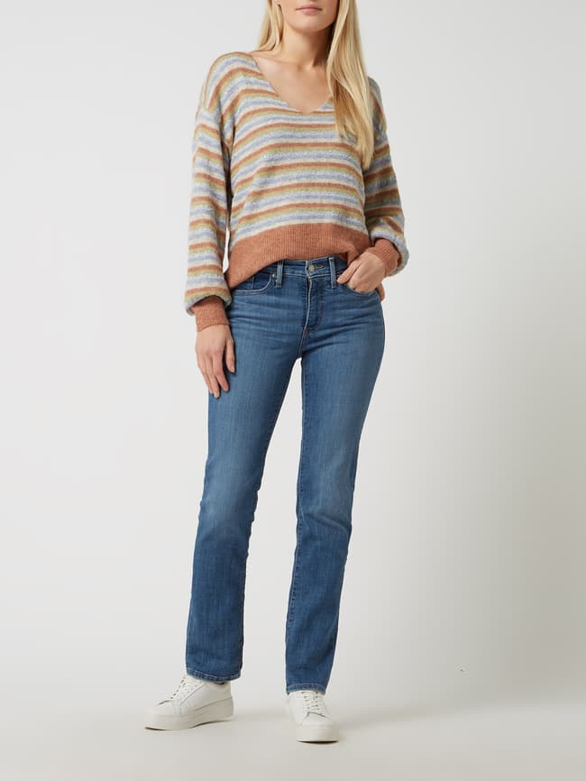 Модельные джинсы прямого кроя с содержанием вискозы, модель «314» Levi's, синий