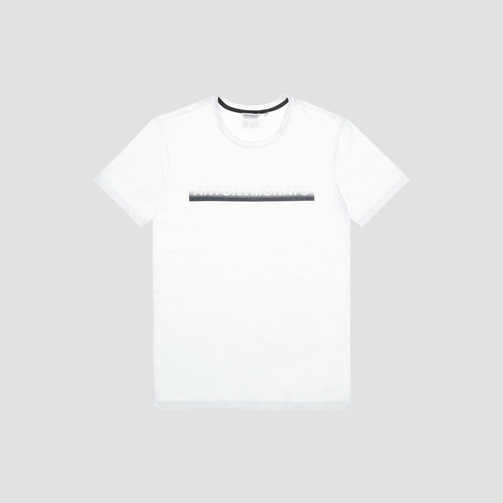 

Футболка Antony Morato MMKS02102-FA120001-1000 Super Slim Fit, белый