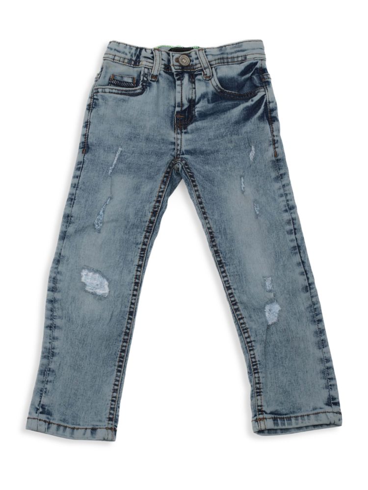 Потертые джинсы скинни для маленького мальчика X Ray, цвет Light Blue