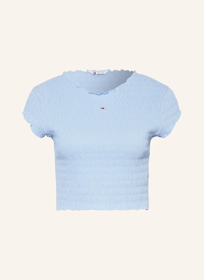 

Укороченная рубашка Tommy Jeans, синий