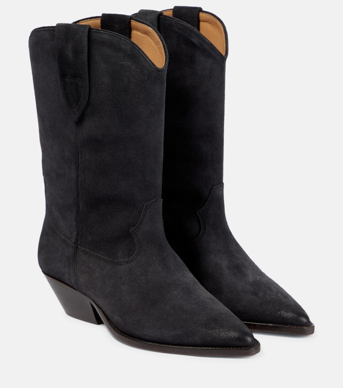 

Замшевые ковбойские сапоги Duerto Isabel Marant, черный