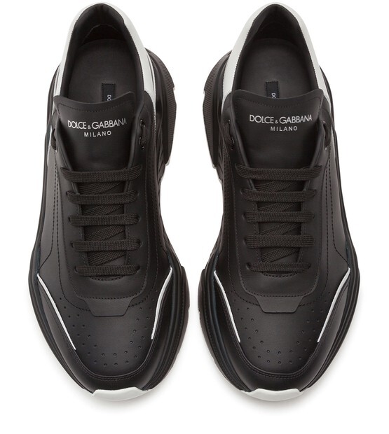 

Кроссовки Daymaster из кожи наппа Dolce & Gabbana, черный/белый