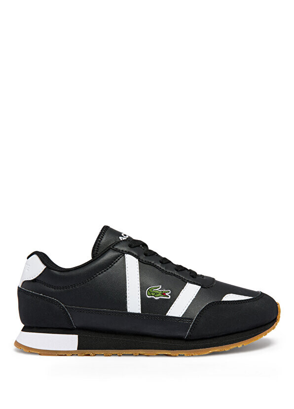 

Черные детские кроссовки partner Lacoste