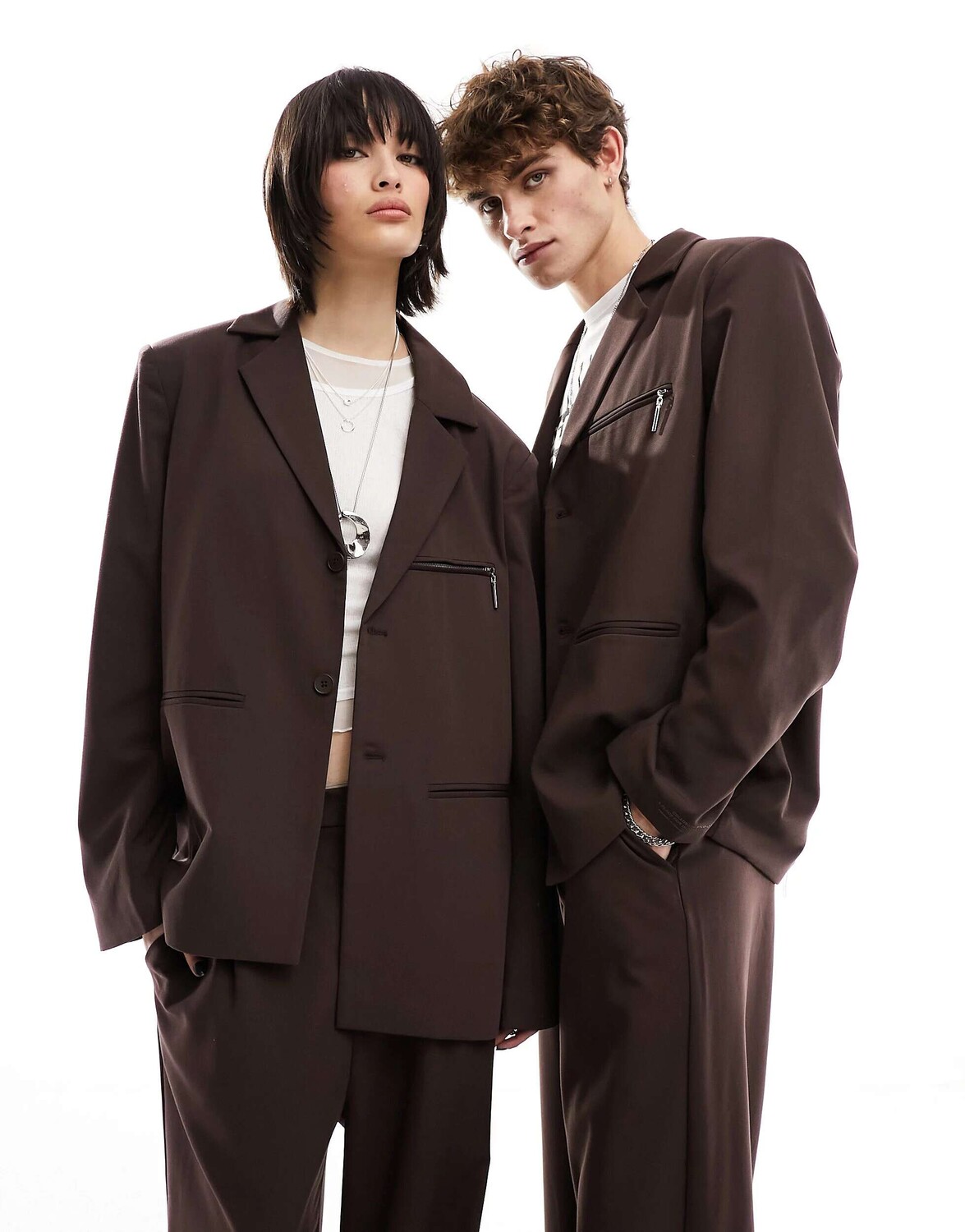 

Темно-коричневый пиджак COLLUSION UNISEX Coord Ultimate