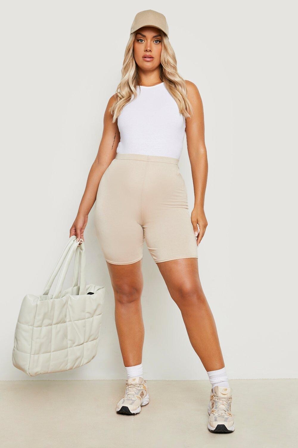 

базовые байкерские шорты Boohoo, серый