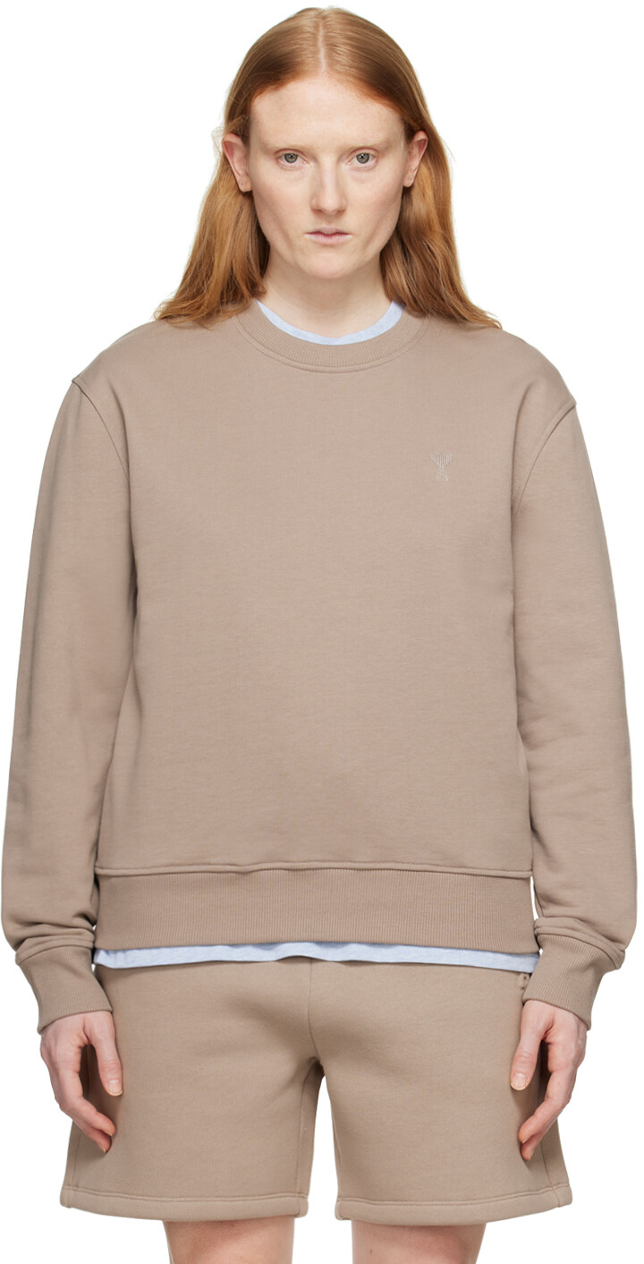 

Толстовка Taupe Ami de Cœur Ami Paris, цвет Light taupe
