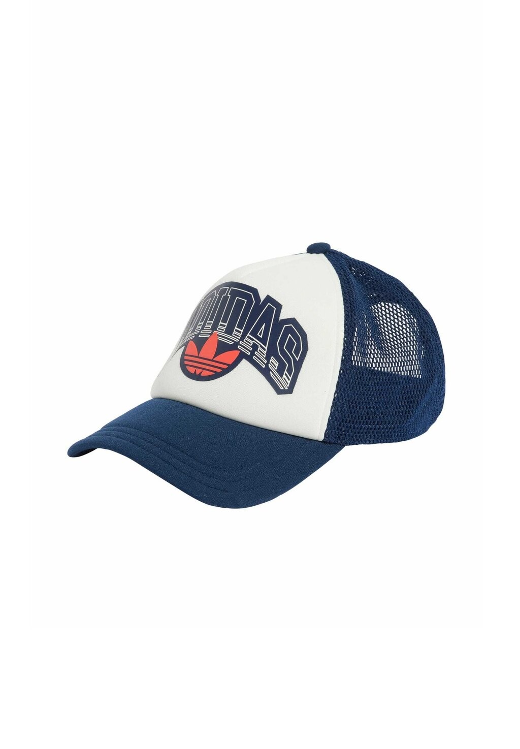 цена Бейсболка CURVED FOAM TRUCKER adidas Originals, цвет cloud white night indigo