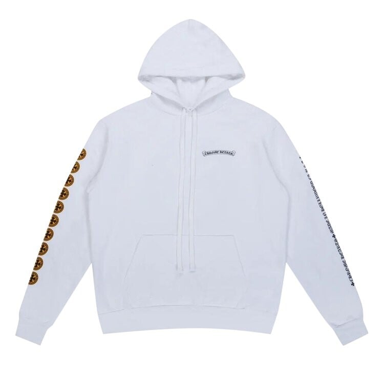 

Толстовка Chrome Hearts Cross Sweatshirt, цвет White/Yellow