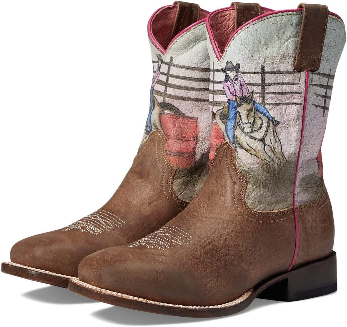 

Ковбойские сапоги Barrel Rider Roper, коричневый