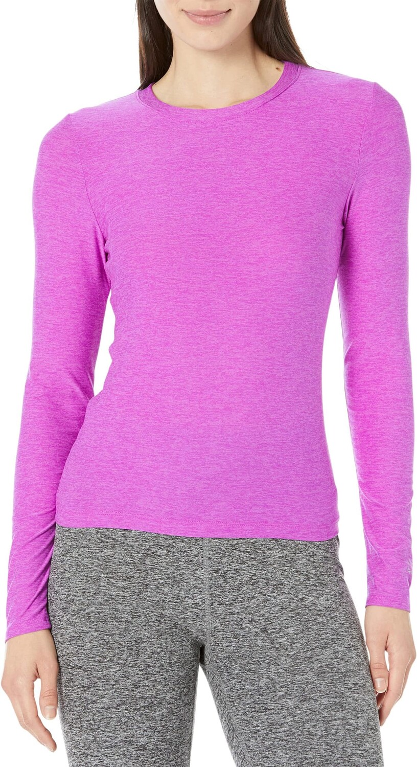 

Пуловер Beyond Yoga Featherweight Inner Circle Pullover, цвет Vivid Plum Heather