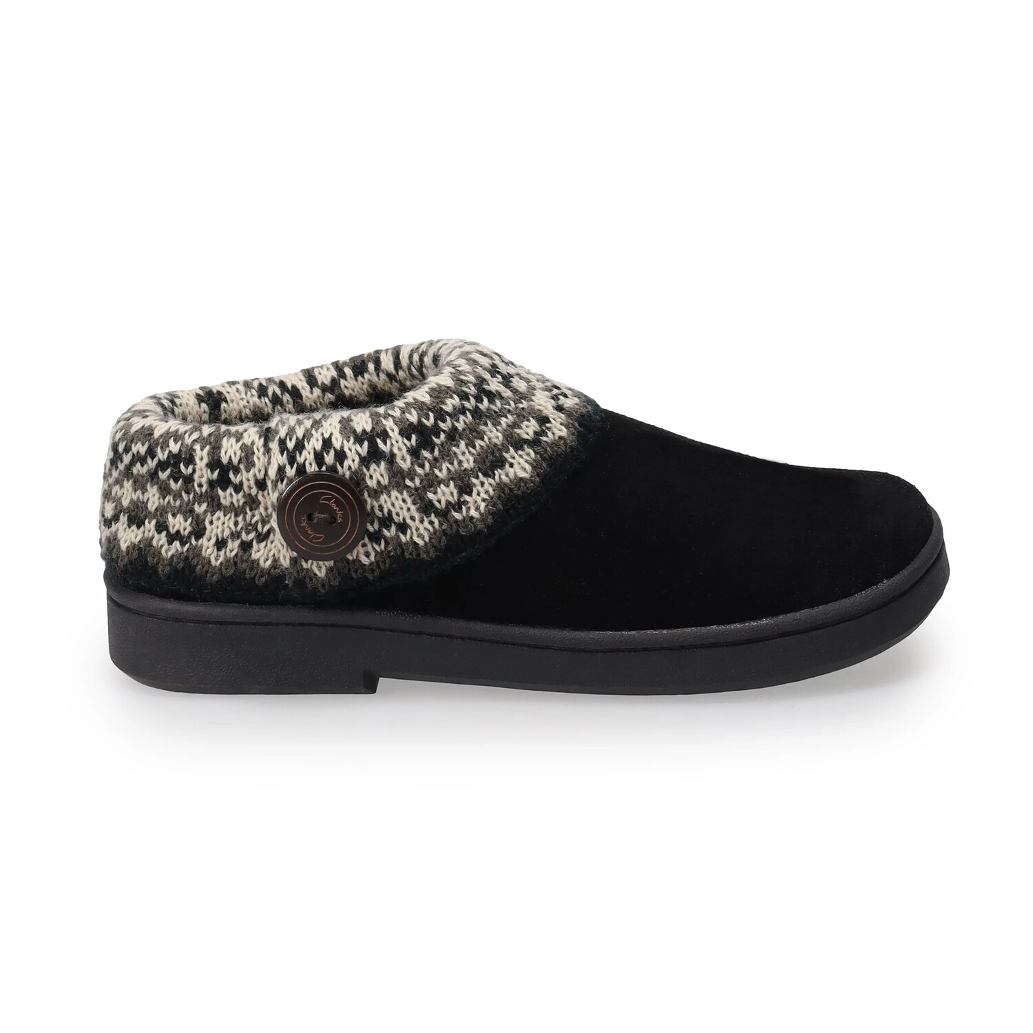 

Женские замшевые сабо-свитера Clarks Clarks, черный
