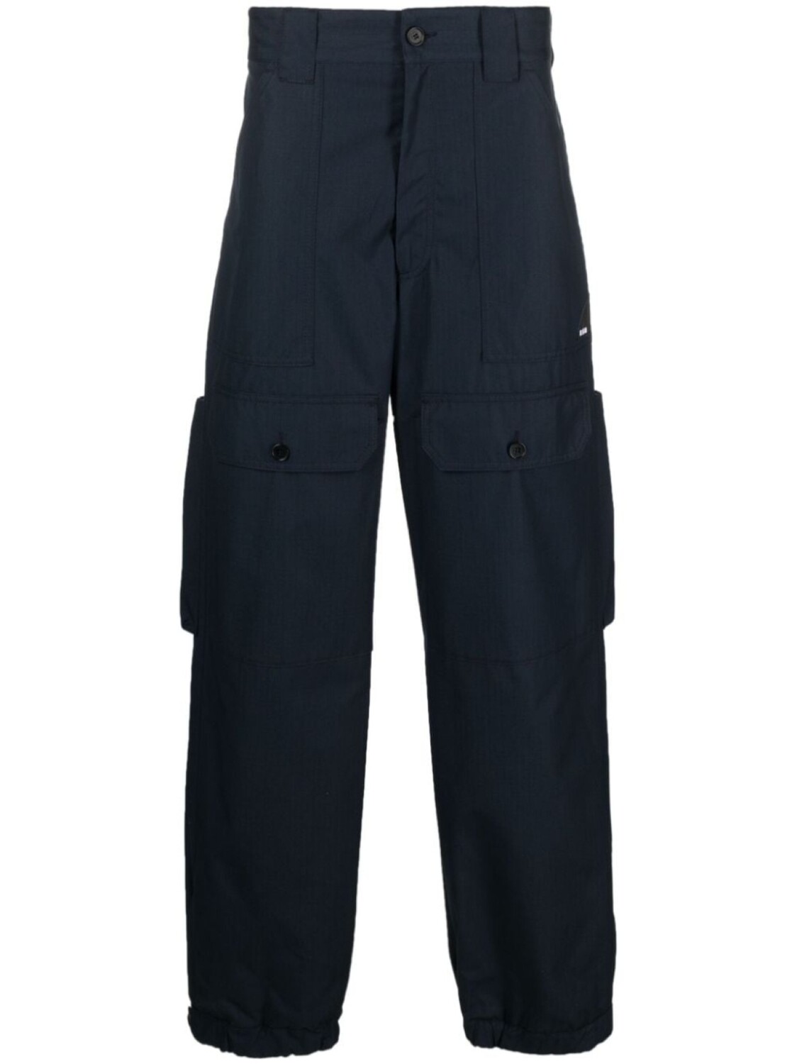 

MSGM широкие брюки карго, синий