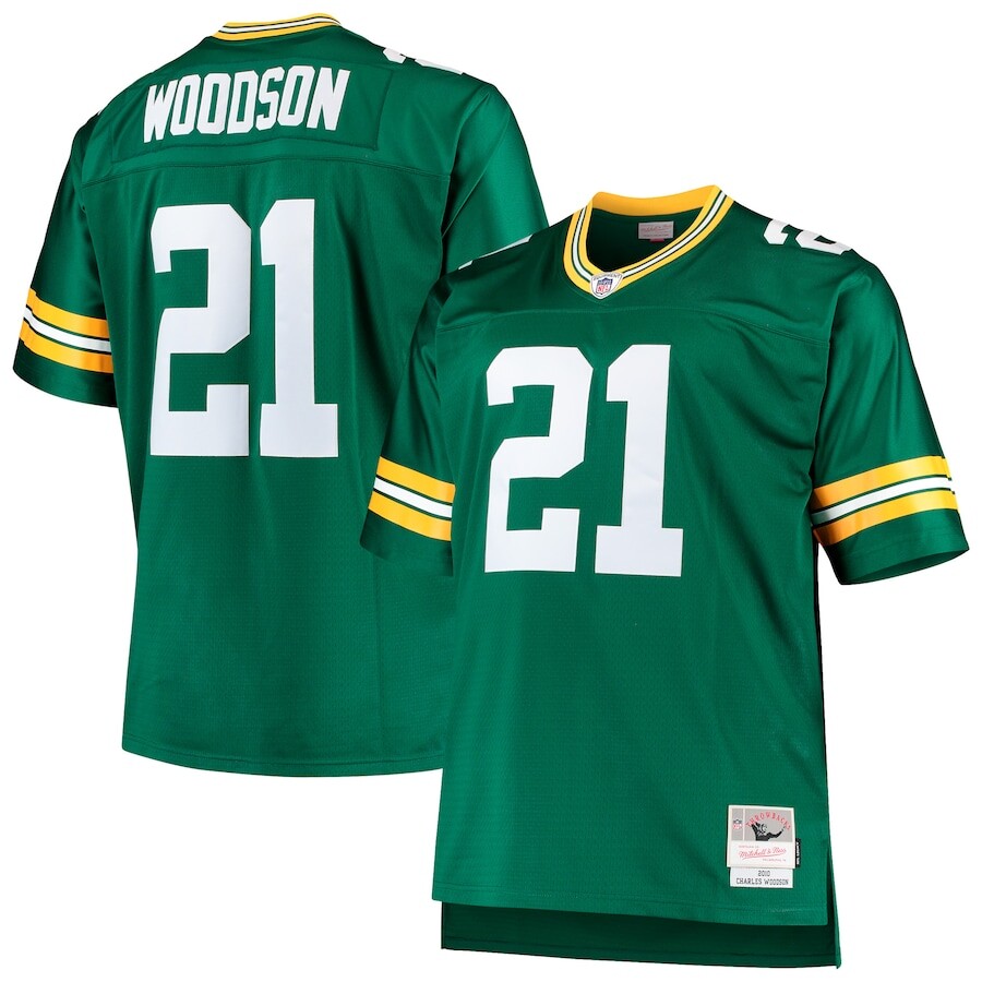 

Джерси Mitchell & Ness Green Bay Packers, зеленый