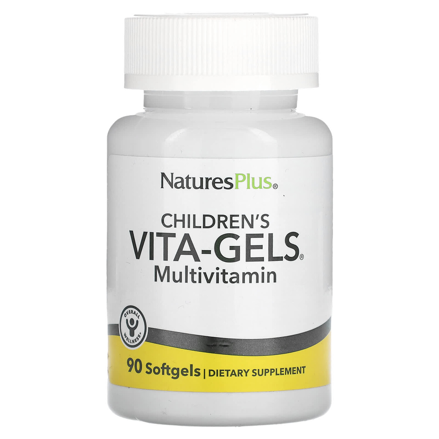 

Витаминные мультивитамины для детей, апельсин, 90 мягких таблеток, NaturesPlus
