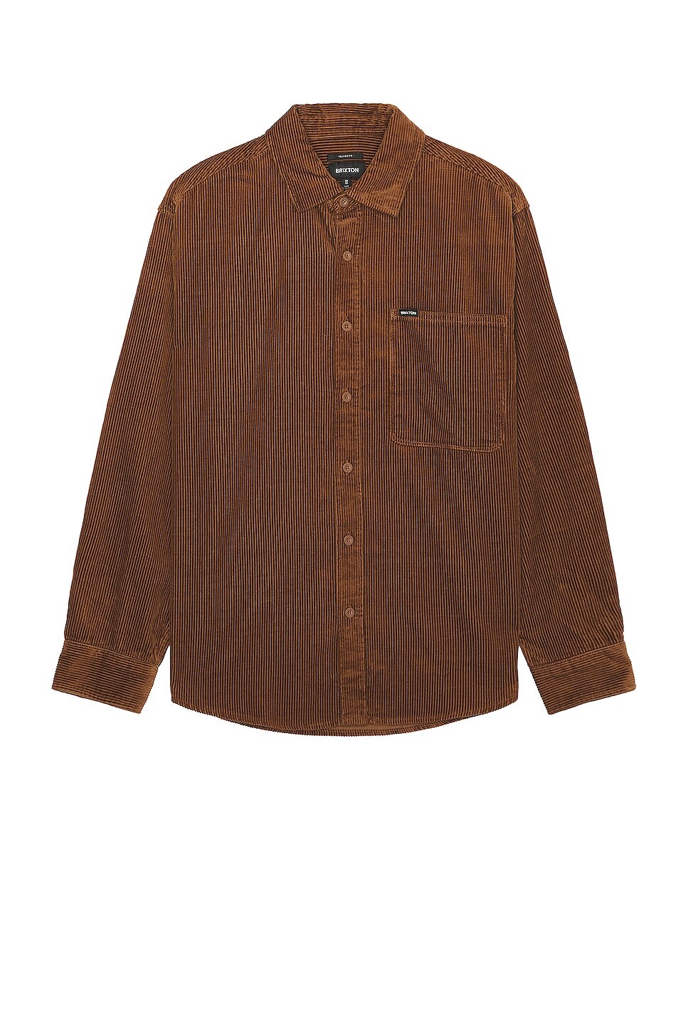 Рубашка Brixton Porter Overshirt, цвет Bison