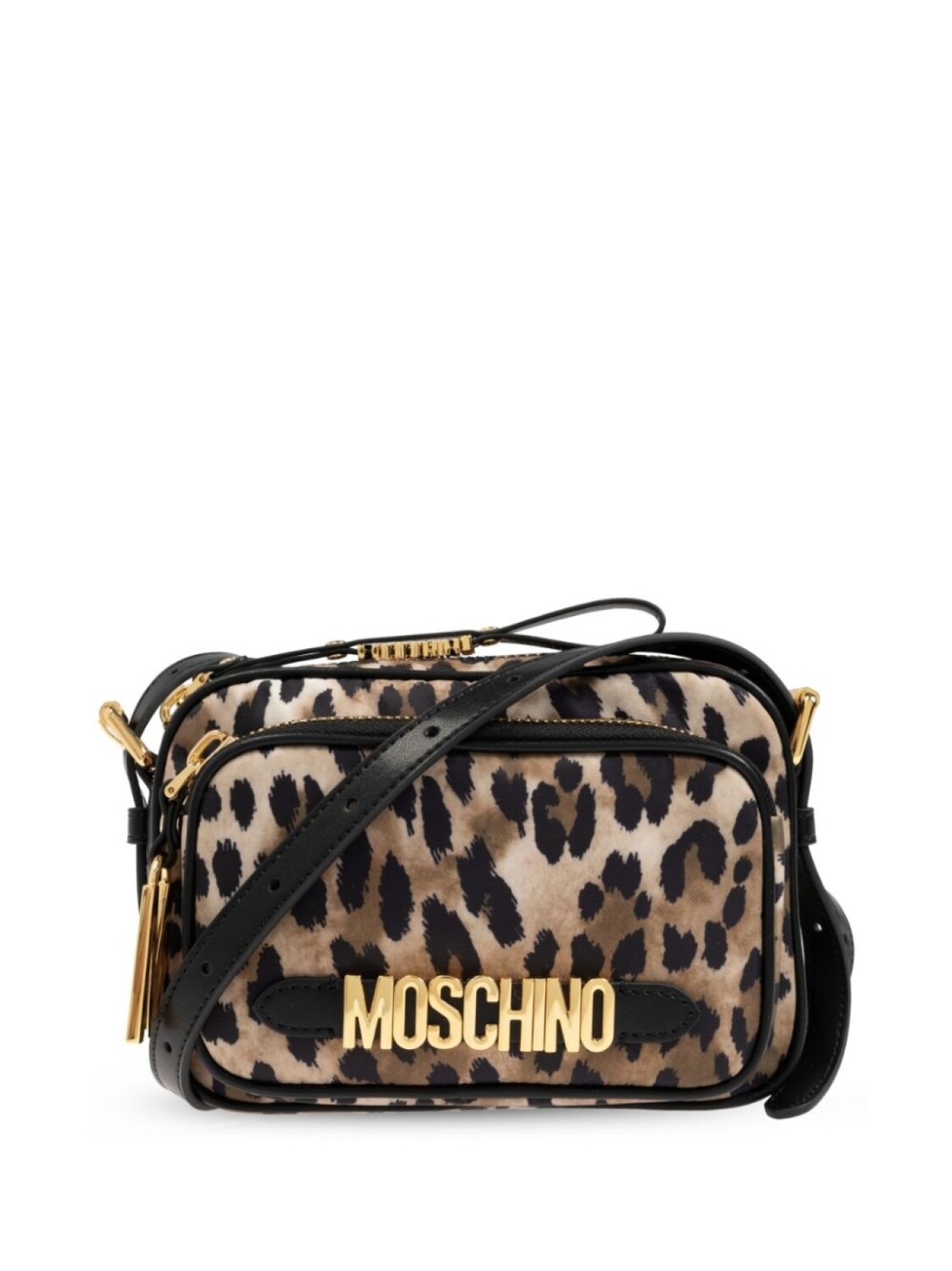 

Moschino сумка с анималистичным принтом, нейтральный цвет