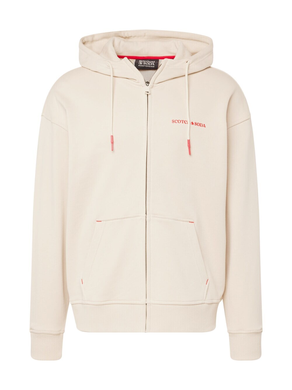 

Толстовка на молнии Scotch & Soda, крем