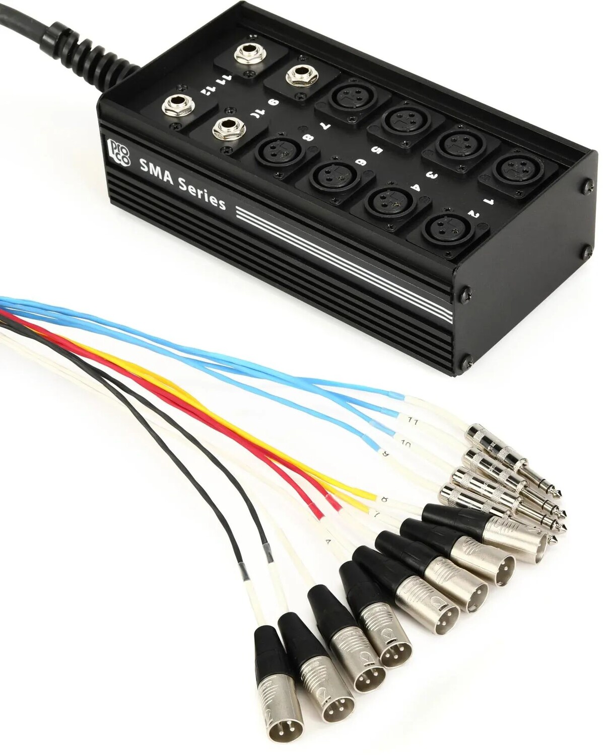 

Pro Co SMA0804FBQ-100 SMA Series 8x4 Stage Snake с возвратом 1/4 дюйма — 100 футов