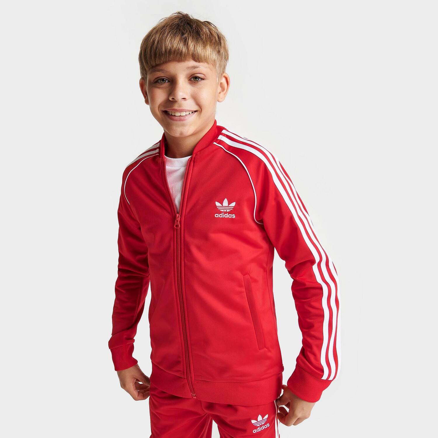 

Детская спортивная куртка adidas Originals adicolor Superstar, красный