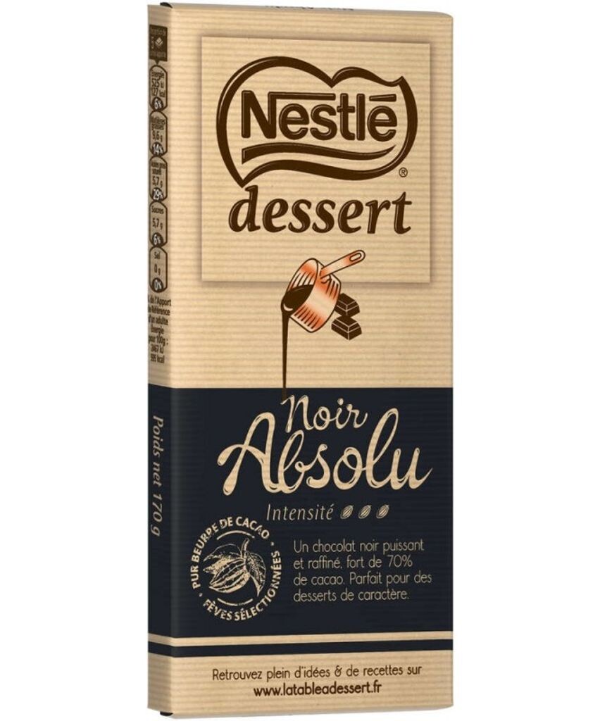 

Nestlé Dessert Absolute Black Таблетка 170 г