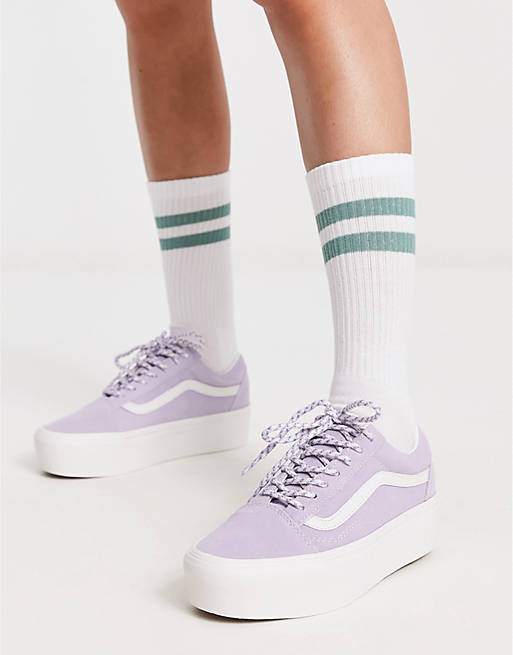

Фиолетовые кроссовки Vans Old Skool Stackform