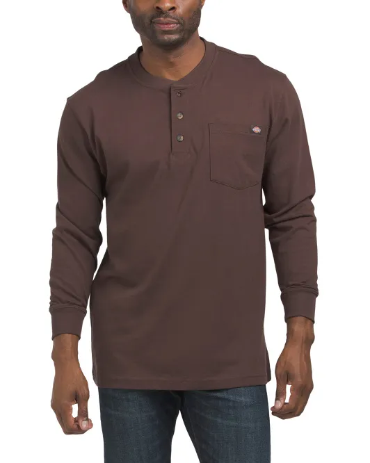 

Футболка Хенли Dickies, цвет Chocolate