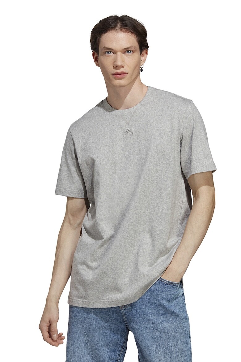 

Хлопковая футболка All Szn Adidas Sportswear, серый