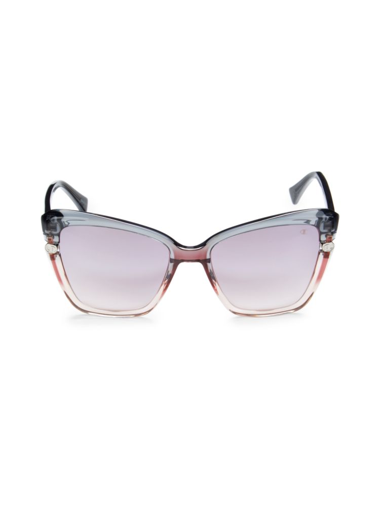 Солнцезащитные очки «кошачий глаз» 56MM Champion, серый