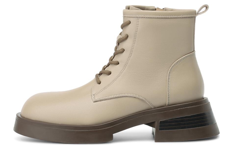 

Ботинки Martin Boot женские Boerdiqi, цвет Apricot Fleece-Lined