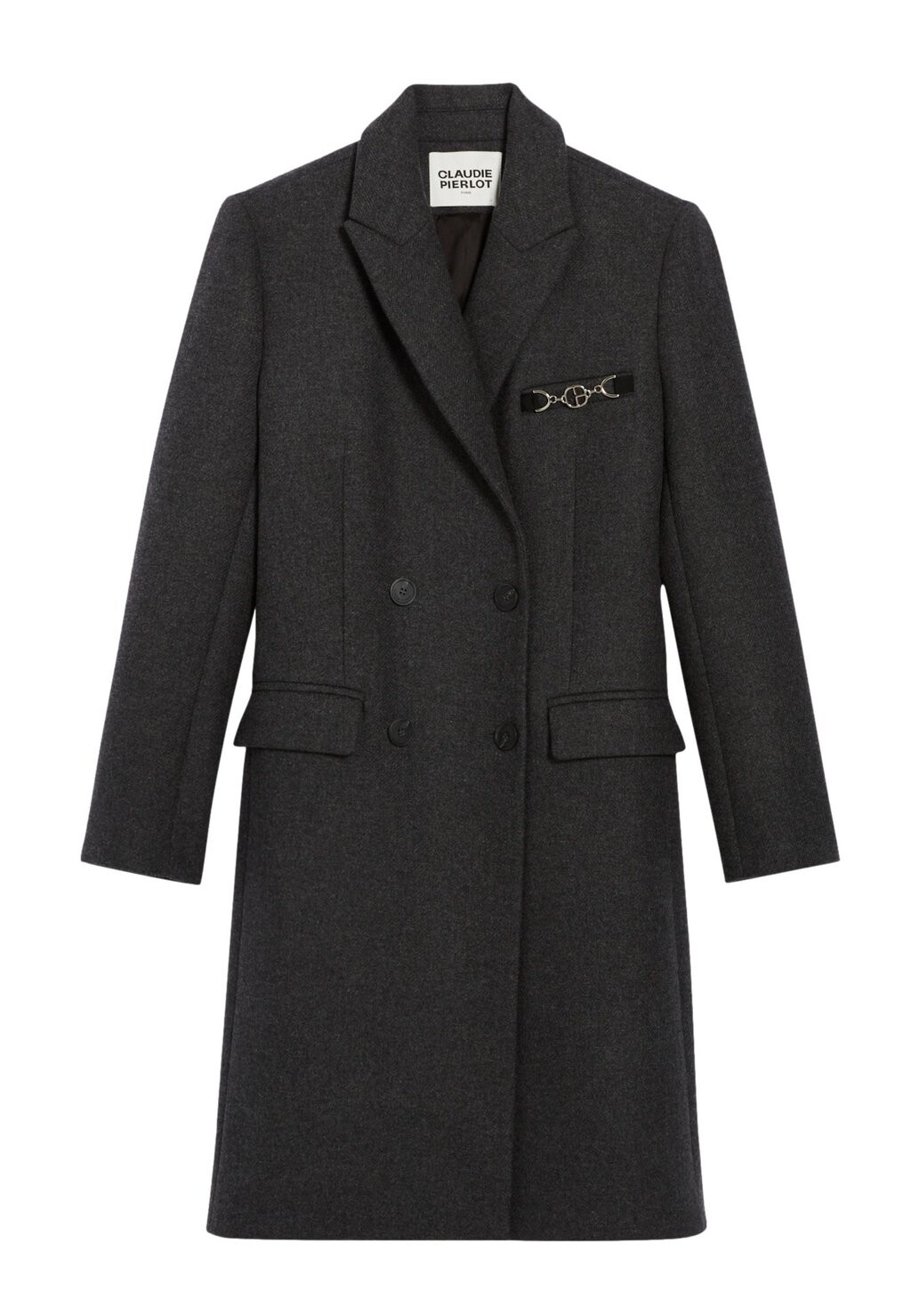 

Классическое пальто Giselebis Claudie Pierlot, цвет gris anthracite