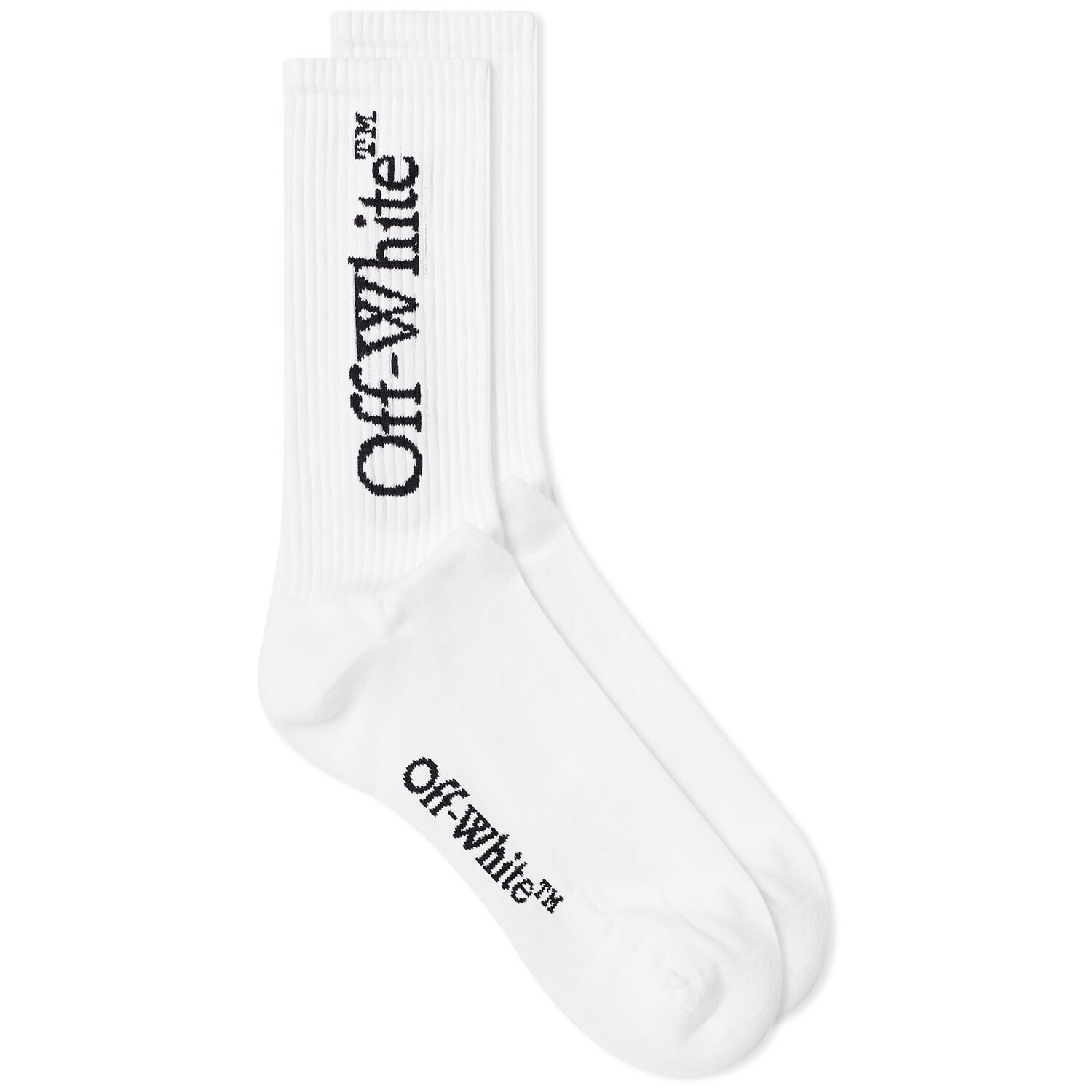 

Носки Off-White Bookish, цвет White & Black