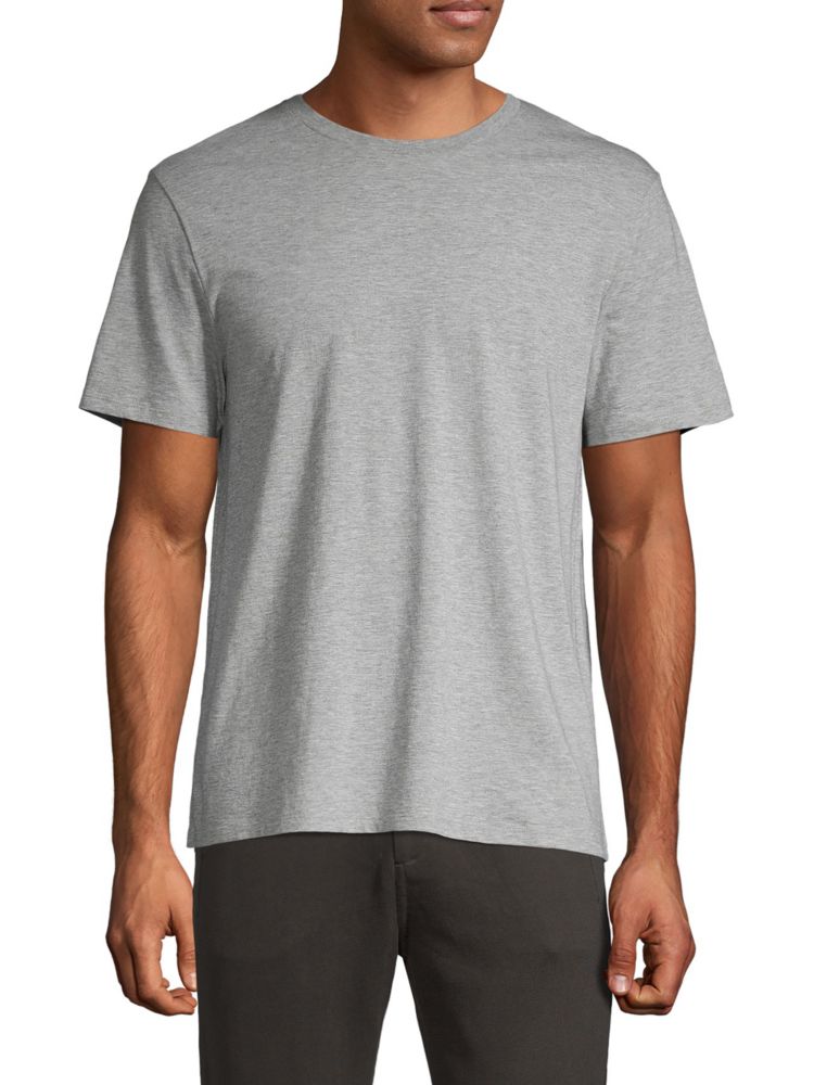 Хлопковая футболка с коротким рукавом Vince, цвет Steel хлопковая футболка с коротким рукавом vince цвет vermouth