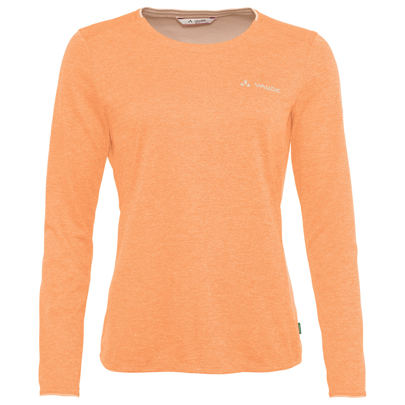 Функциональная рубашка Vaude Women's Essential L/S T Shirt, цвет Sweet Orange женская футболка влюбленные на велосипеде s черный