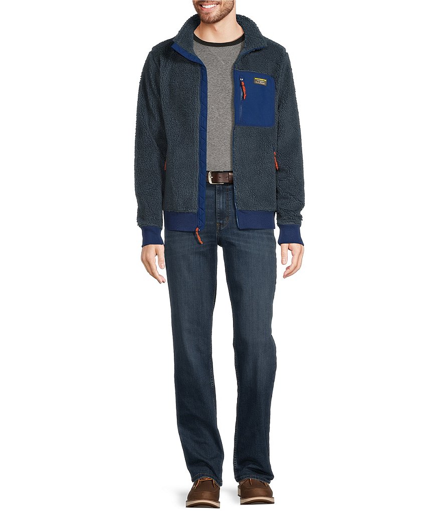 Флисовая куртка L.L.Bean из шерпа, синий фото