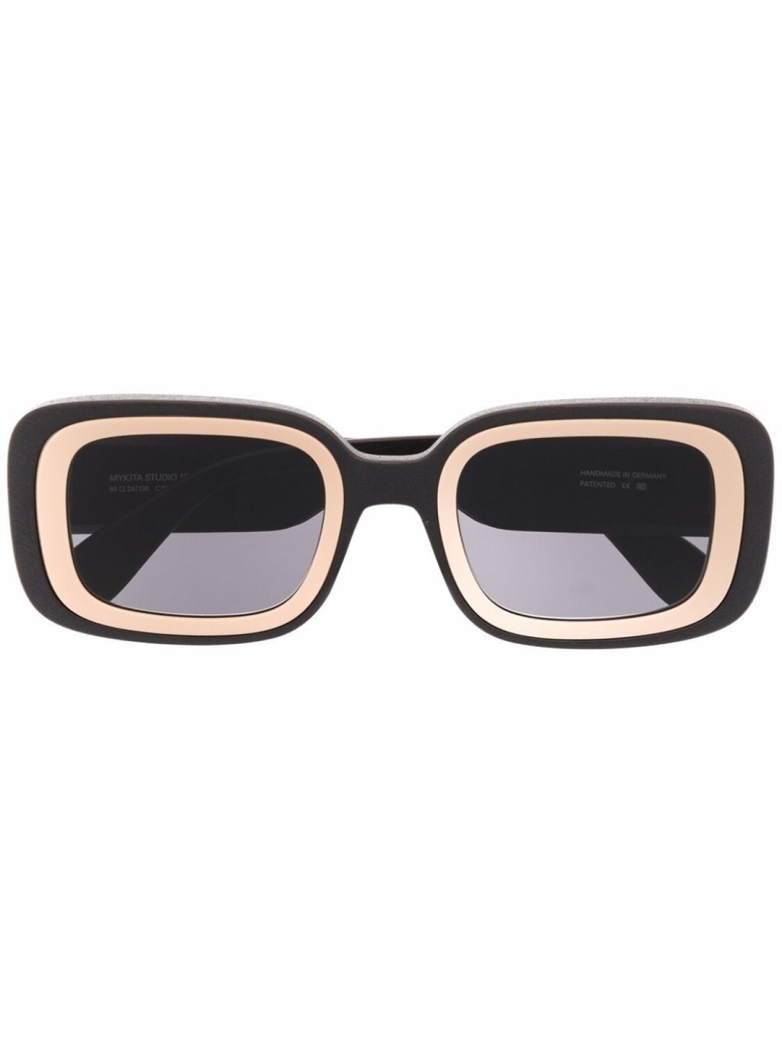 

Mykita солнцезащитные очки с контрастной отделкой, черный