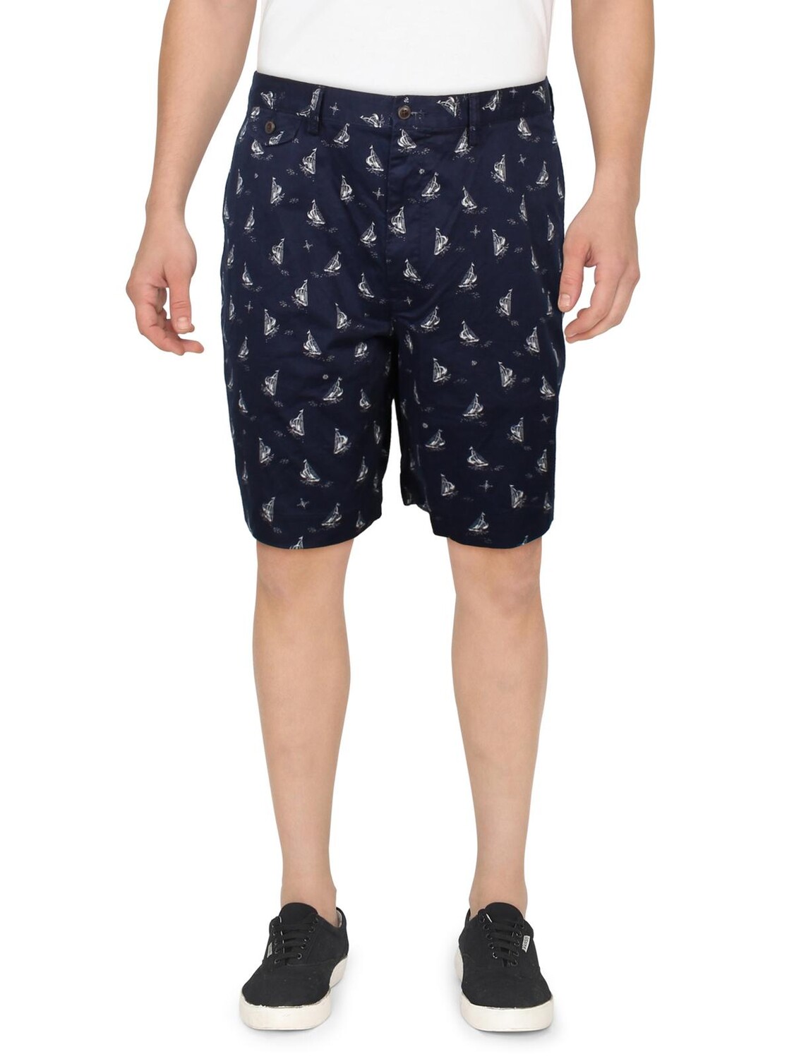 

Мужские эластичные шорты-чиносы с принтом Big & Tall Polo Ralph Lauren, цвет Navy Multi