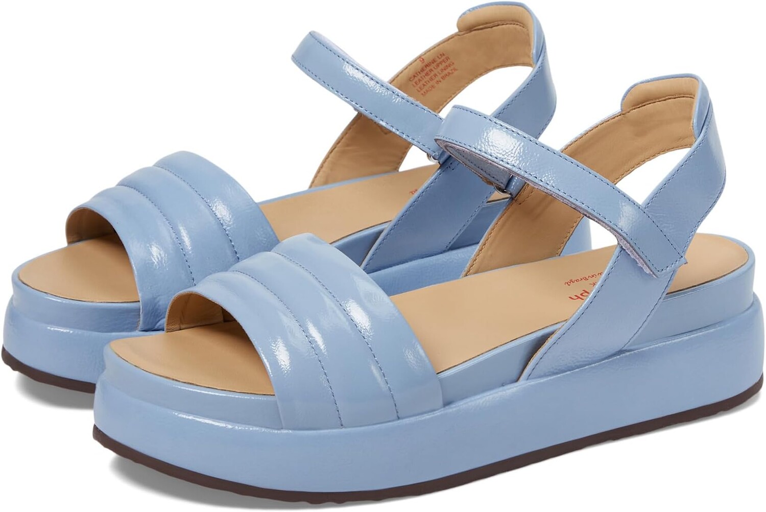 

Сандалии Marc Joseph New York Catherine LN, цвет Sky Blue Svelte Patent